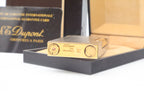 Base of the S.T. Dupont Ligne 2 reference 16401 lighter showing the serial 85 B BZ 28, matching the box label