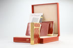 S.T. Dupont Ligne 2 large rouge Cloisonne Laque de Chine lighter with box