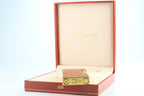 Base of the S.T. Dupont Ligne 2 rouge cloisonne lighter, engraved S.T. Dupont Paris Made in France