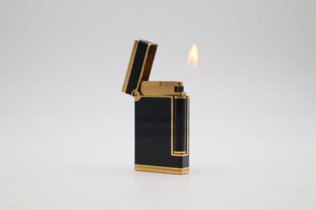 S.T. Dupont Ligne D Normandy black laquer lighter