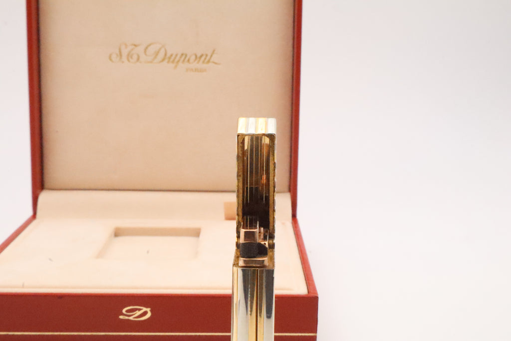 Unique Solid 18k Gold S.T. Dupont Ligne D lighter